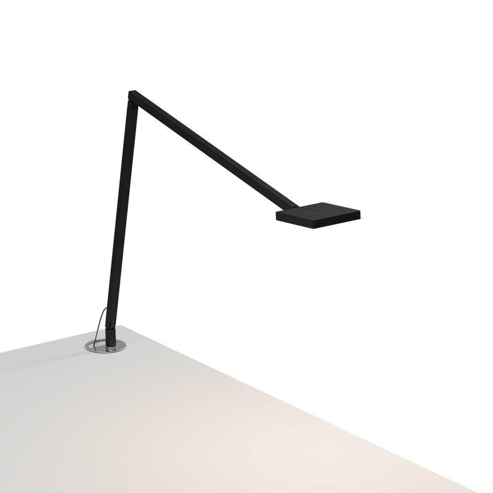 Foccacia Desk Lamp (Matte Black) with Grommet Mount